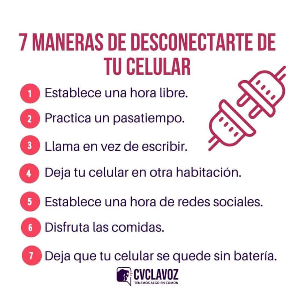 Cómo desconectarte de tu celular